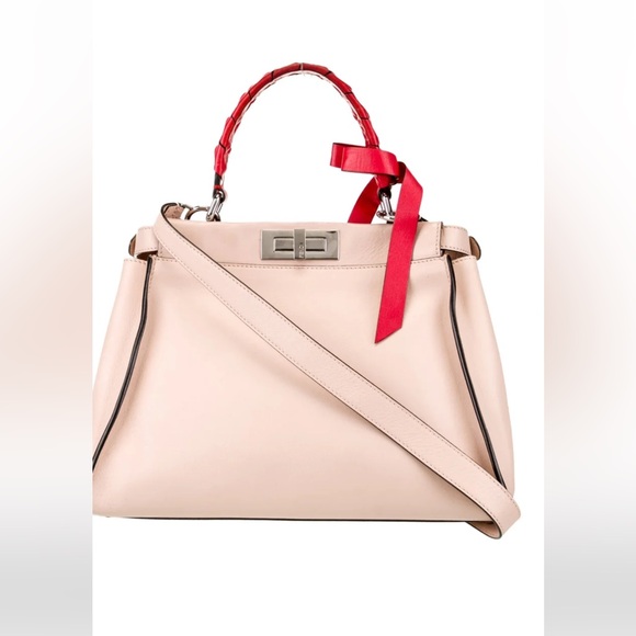 Fendi Peekaboo leather handbag/like new condition - Picture 1 of 13